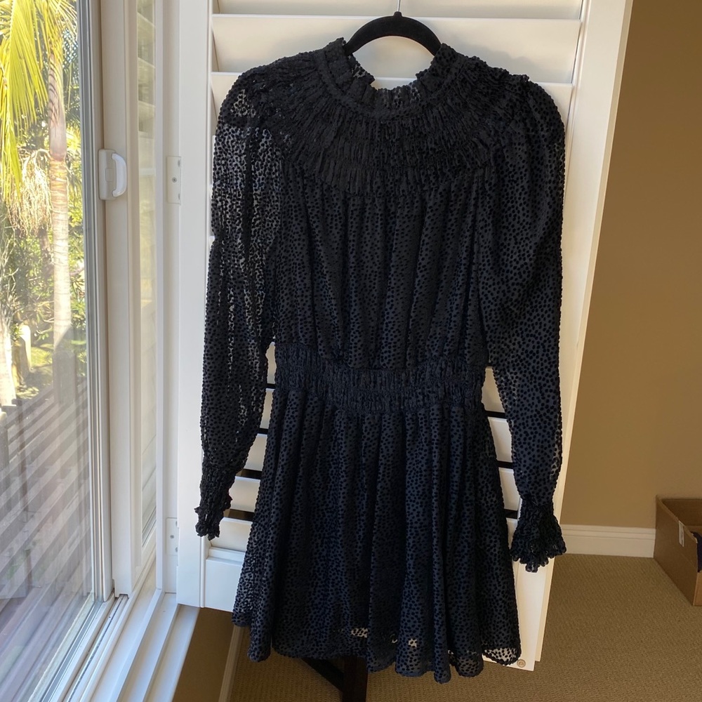Smocked Chiffon Dress